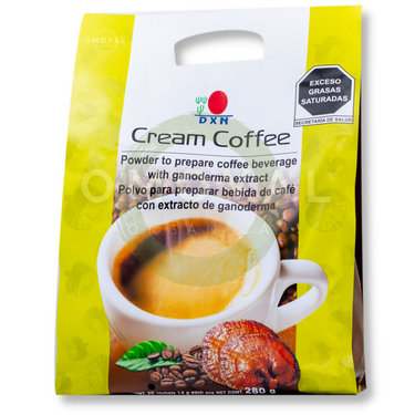 Café Adicionado con Ganoderma Lucidum Cream Coffe DXN (20 sobres)